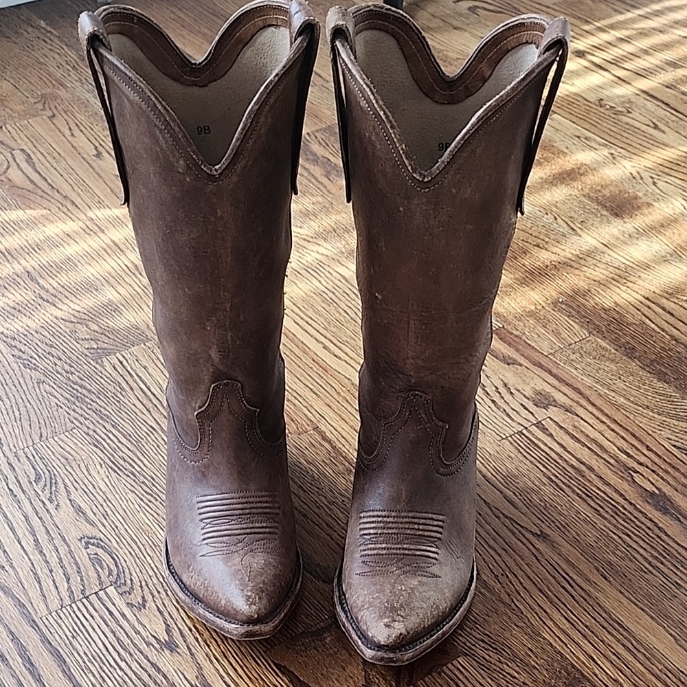 Ariat Josefina Tan Leather Western Boots